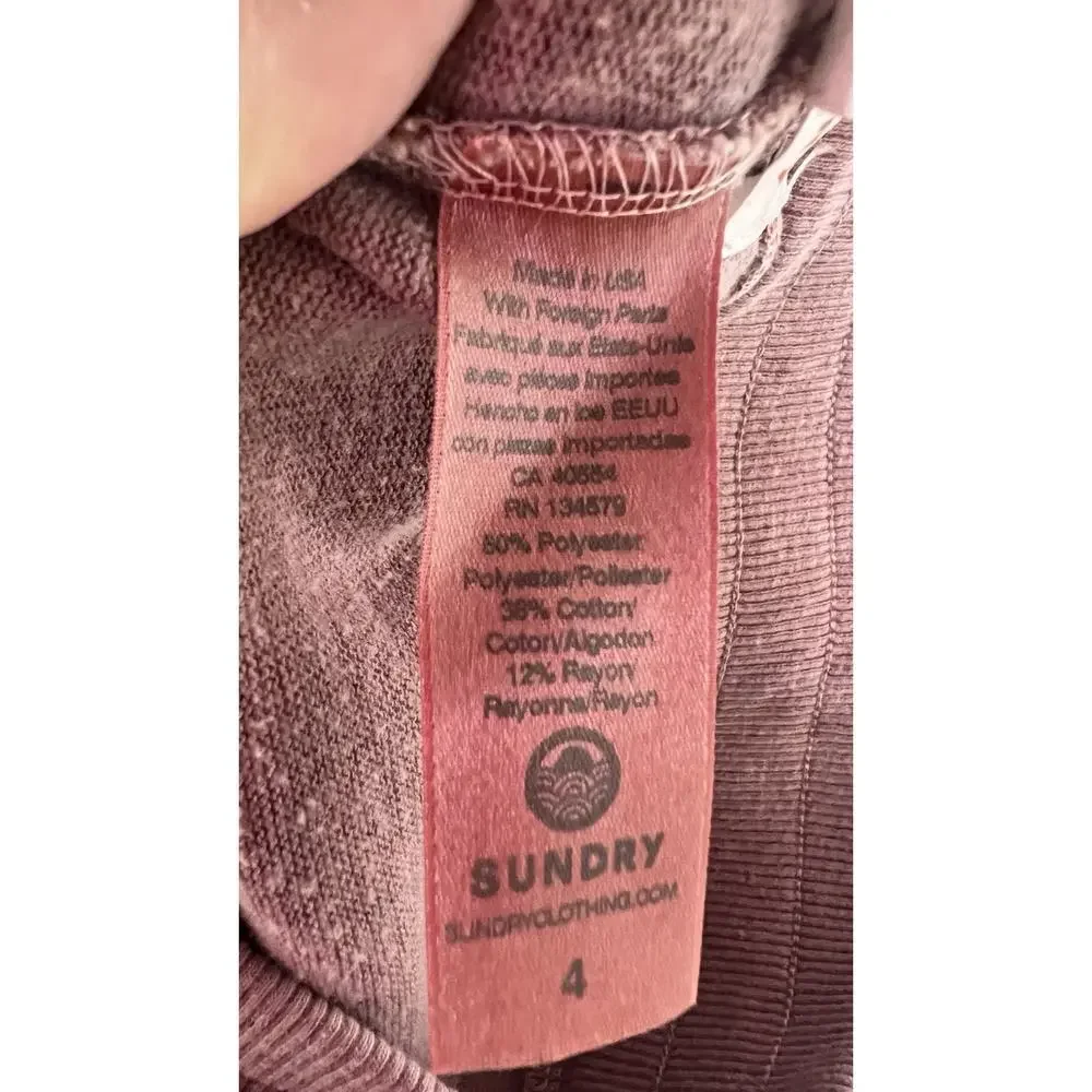 Anthropologie Sundry Pink Leopard Cargo High Waisted Jogger Womens Size 4/ US XL